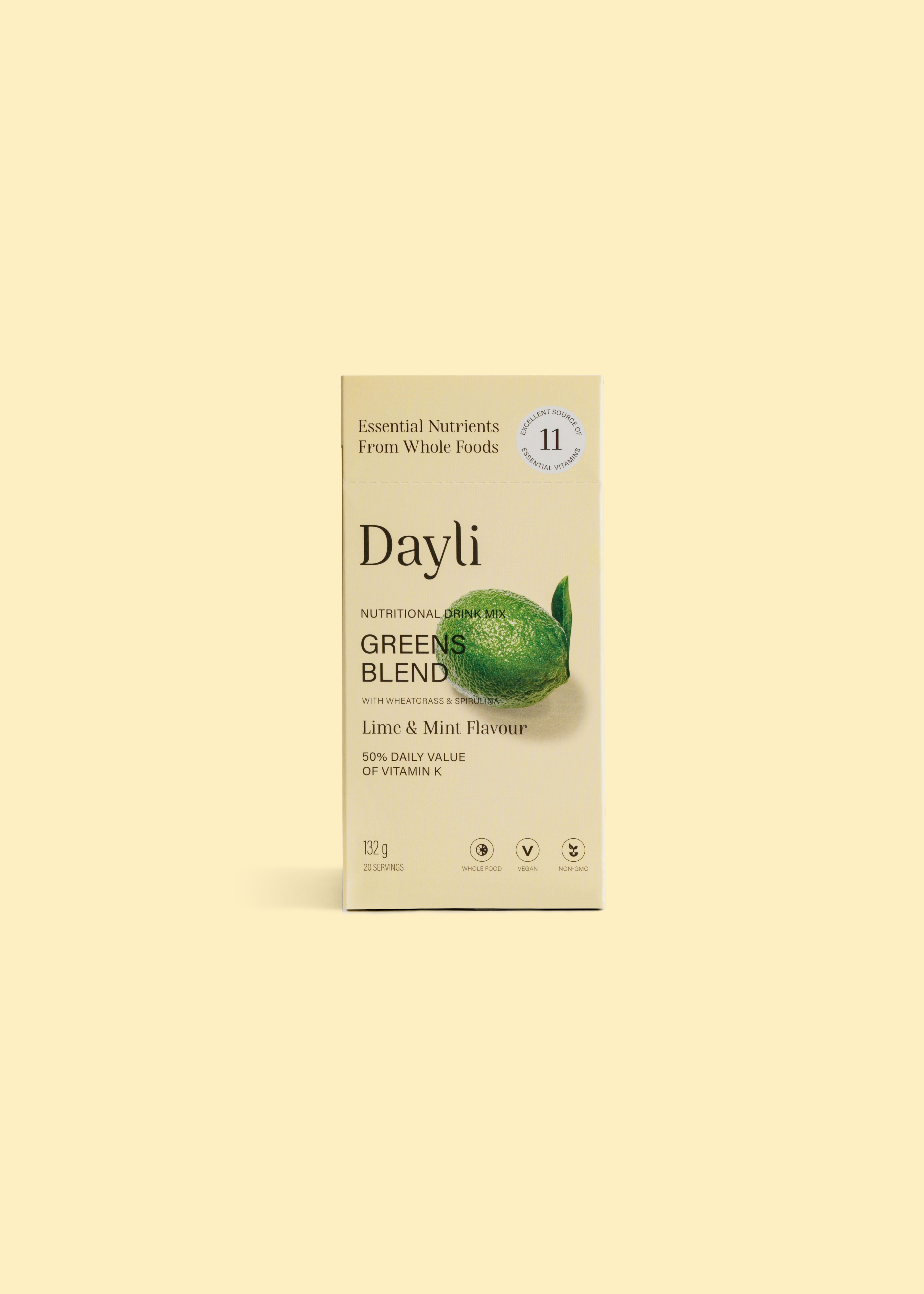 Greens Blend: Lime & Mint Flavour