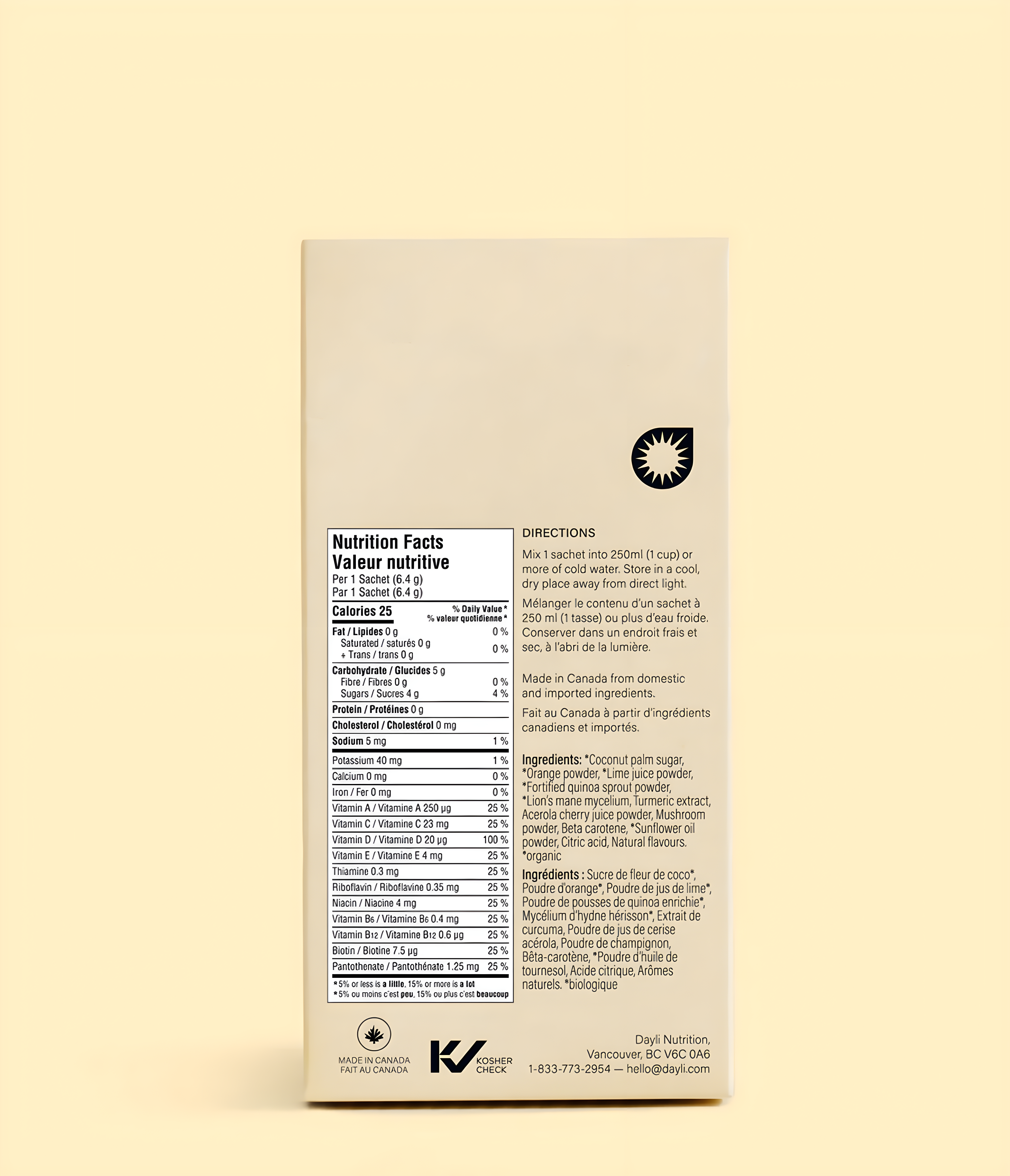 Sunshine Blend: Peach & Mango Flavour